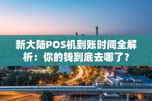 新大陆POS机到账时间全解析：你的钱到底去哪了？