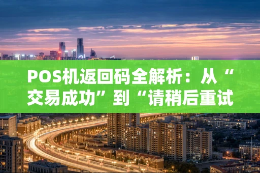 POS机返回码全解析:从“交易成功”到“请稍后重试”的幕后故事 POS机返回码全解析:从“交易成功”到“请稍后重试”的幕后故事