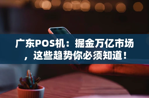 广东POS机:掘金万亿市场,这些趋势你必须知道! 广东POS机:掘金万亿市场,这些趋势你必须知道!
