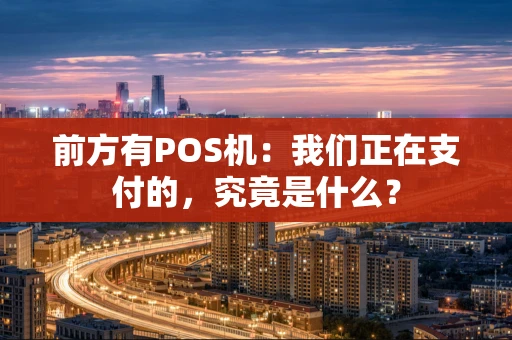 前方有POS机:我们正在支付的,究竟是什么? 前方有POS机:我们正在支付的,究竟是什么?