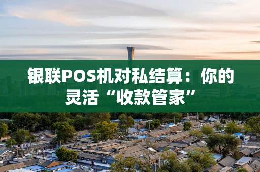 银联POS机对私结算：你的灵活“收款管家”