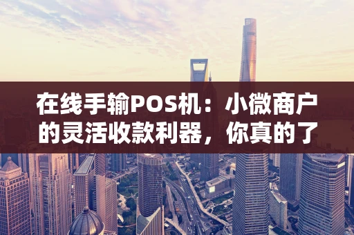 在线手输POS机：小微商户的灵活收款利器，你真的了解吗？