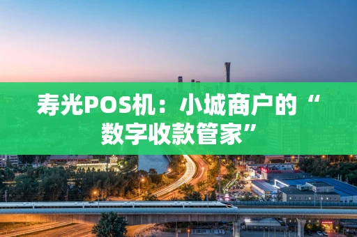 寿光POS机：小城商户的“数字收款管家”
