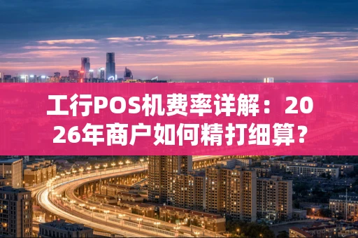 工行POS机费率详解：2026年商户如何精打细算？