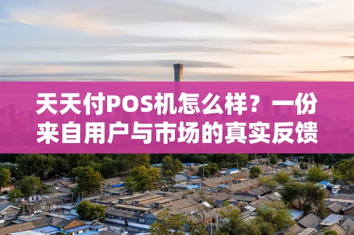 天天付POS机怎么样？一份来自用户与市场的真实反馈