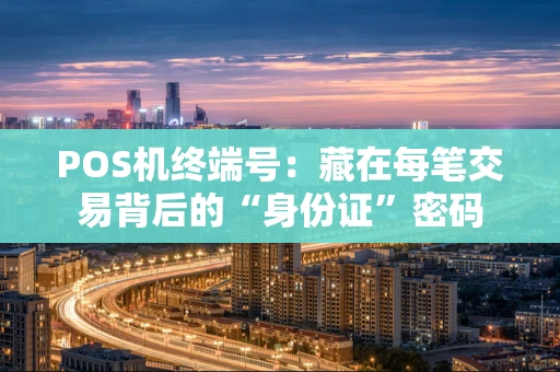 POS机终端号：藏在每笔交易背后的“身份证”密码