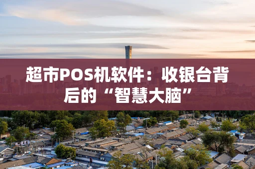 超市POS机软件：收银台背后的“智慧大脑”