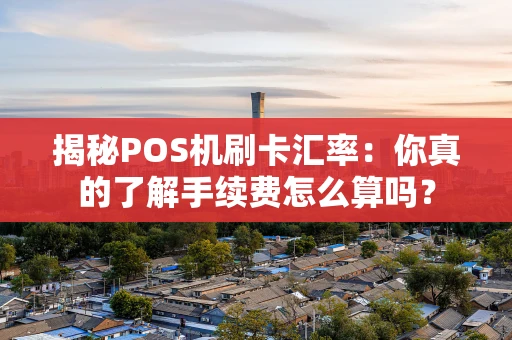 揭秘POS机刷卡汇率：你真的了解手续费怎么算吗？