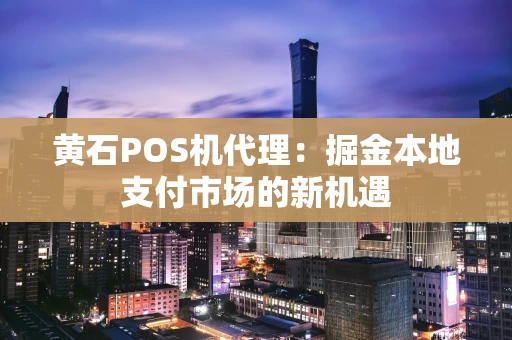 黄石POS机代理：掘金本地支付市场的新机遇