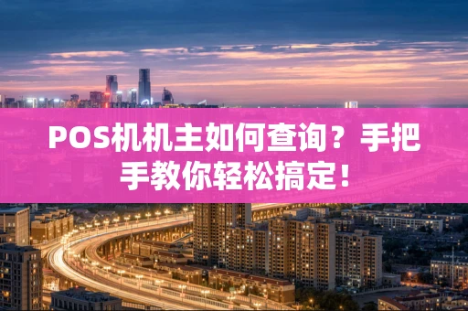 POS机机主如何查询？手把手教你轻松搞定！