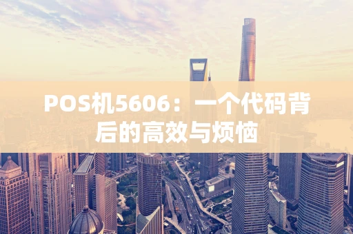 POS机5606：一个代码背后的高效与烦恼