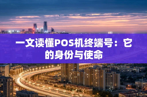 一文读懂POS机终端号：它的身份与使命