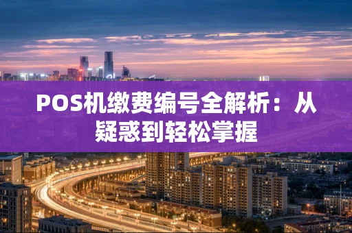 POS机缴费编号全解析：从疑惑到轻松掌握