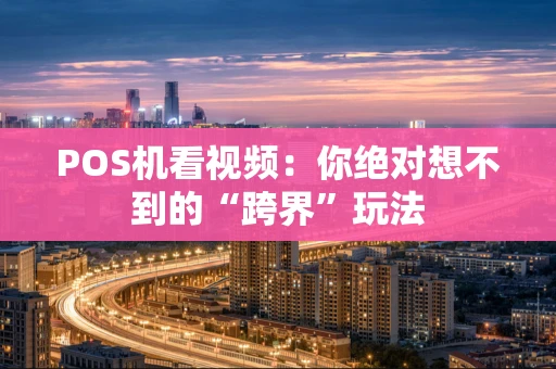 POS机看视频：你绝对想不到的“跨界”玩法