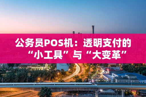 公务员POS机：透明支付的“小工具”与“大变革”