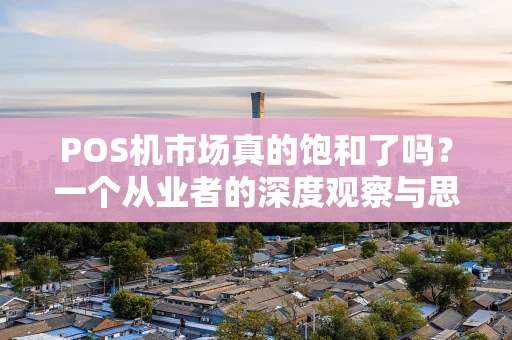 POS机市场真的饱和了吗？一个从业者的深度观察与思考