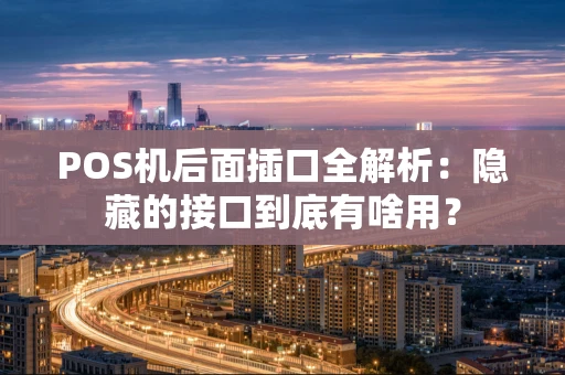 POS机后面插口全解析：隐藏的接口到底有啥用？
