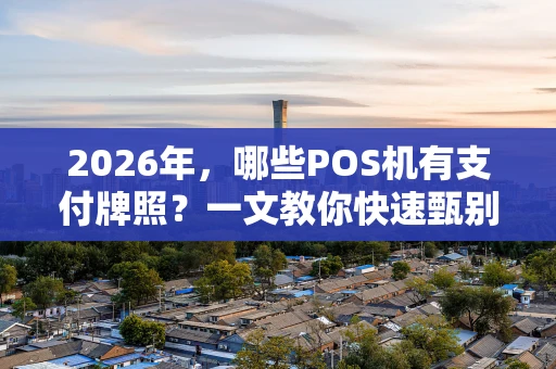 2026年，哪些POS机有支付牌照？一文教你快速甄别