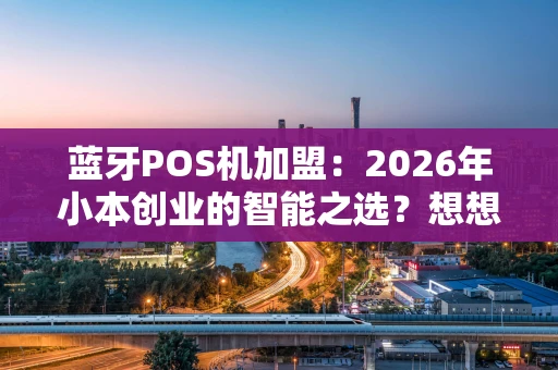 蓝牙POS机加盟：2026年小本创业的智能之选？想想看，也许正是时候