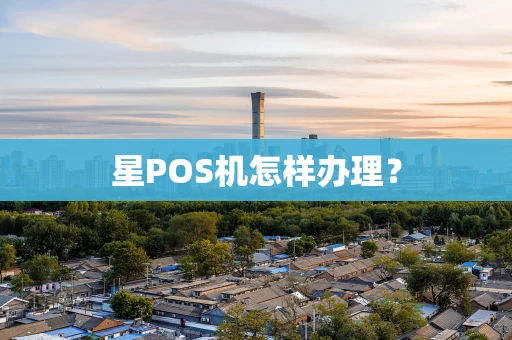 星POS机怎样办理？