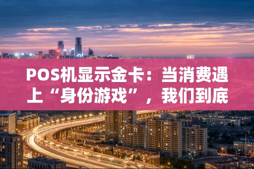 POS机显示金卡：当消费遇上“身份游戏”，我们到底在刷什么？