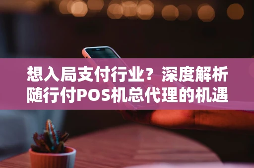 想入局支付行业？深度解析随行付POS机总代理的机遇与打法