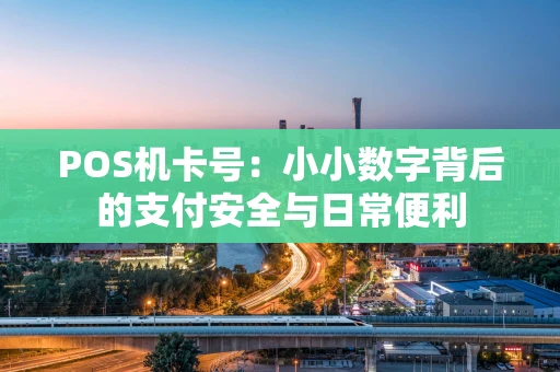 POS机卡号：小小数字背后的支付安全与日常便利