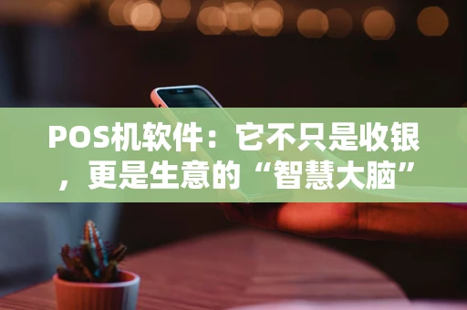 POS机软件:它不只是收银,更是生意的“智慧大脑” POS机软件:它不只是收银,更是生意的“智慧大脑”