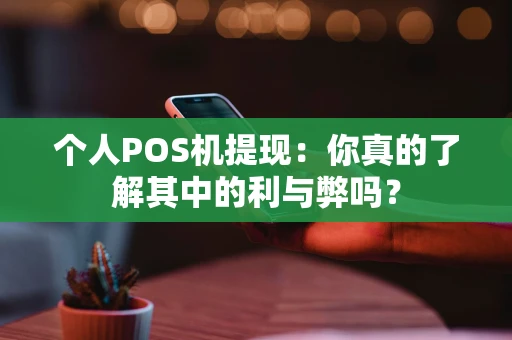个人POS机提现:你真的了解其中的利与弊吗? 个人POS机提现:你真的了解其中的利与弊吗?
