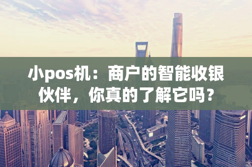 小pos机:商户的智能收银伙伴,你真的了解它吗? 小pos机:商户的智能收银伙伴,你真的了解它吗?