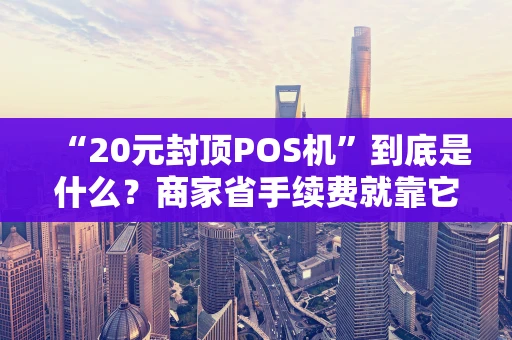 “20元封顶POS机”到底是什么?商家省手续费就靠它了! “20元封顶POS机”到底是什么?商家省手续费就靠它了!