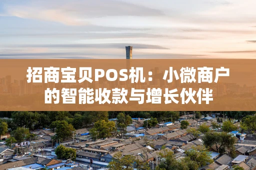 招商宝贝POS机:小微商户的智能收款与增长伙伴 招商宝贝POS机:小微商户的智能收款与增长伙伴