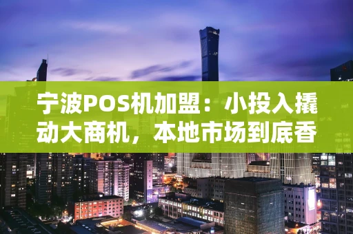 宁波POS机加盟:小投入撬动大商机,本地市场到底香不香? 宁波POS机加盟:小投入撬动大商机,本地市场到底香不香?