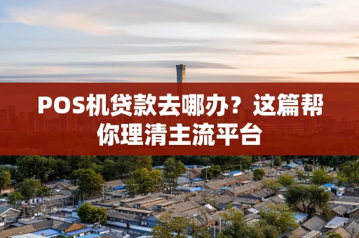 POS机贷款去哪办?这篇帮你理清主流平台 POS机贷款去哪办?这篇帮你理清主流平台