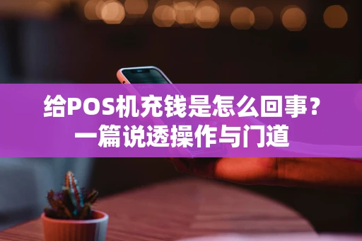 给POS机充钱是怎么回事?一篇说透操作与门道 给POS机充钱是怎么回事?一篇说透操作与门道