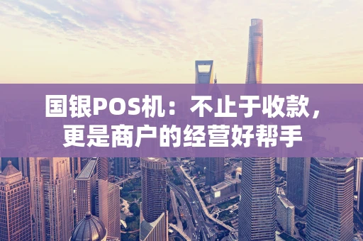 国银POS机：不止于收款，更是商户的经营好帮手