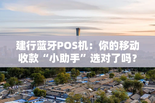 建行蓝牙POS机：你的移动收款“小助手”选对了吗？