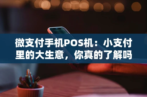 微支付手机POS机:小支付里的大生意,你真的了解吗? 微支付手机POS机:小支付里的大生意,你真的了解吗?