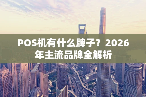 POS机有什么牌子？2026年主流品牌全解析
