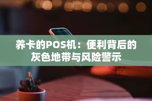 养卡的POS机：便利背后的灰色地带与风险警示