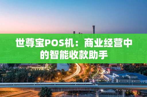 世尊宝POS机：商业经营中的智能收款助手