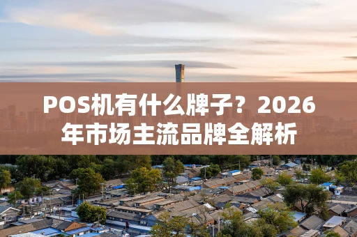 POS机有什么牌子？2026年市场主流品牌全解析