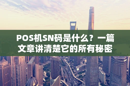 POS机SN码是什么？一篇文章讲清楚它的所有秘密