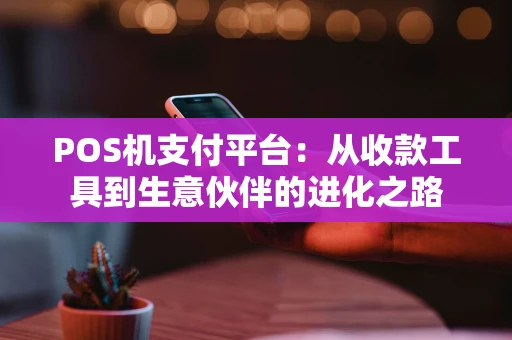 POS机支付平台：从收款工具到生意伙伴的进化之路