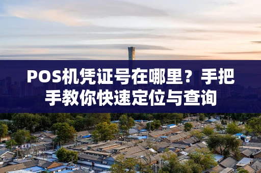 POS机凭证号在哪里？手把手教你快速定位与查询