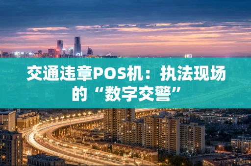 交通违章POS机：执法现场的“数字交警”