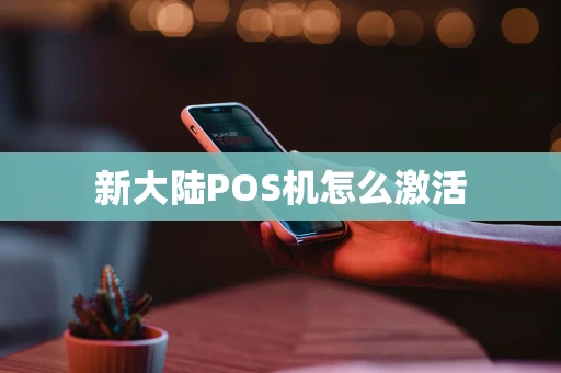 新大陆POS机怎么激活
