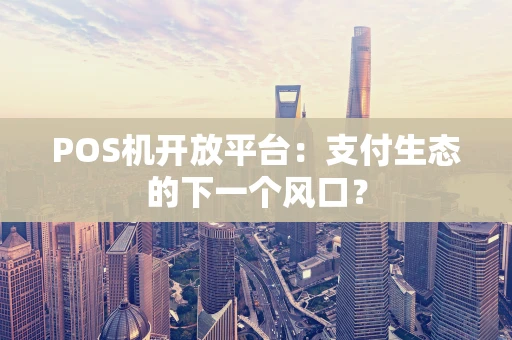 POS机开放平台：支付生态的下一个风口？