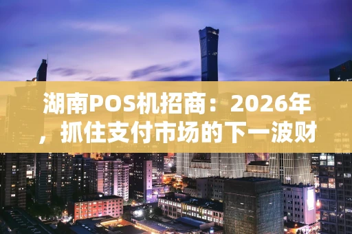 湖南POS机招商：2026年，抓住支付市场的下一波财富浪潮！