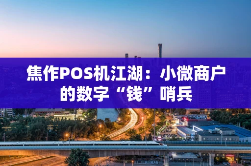 焦作POS机江湖：小微商户的数字“钱”哨兵